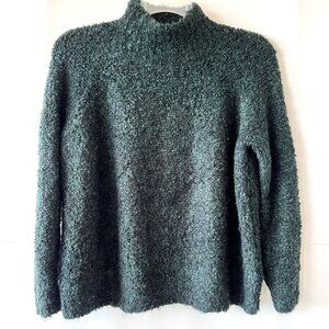 Ann Taylor Loft Forest Green Chunky Knit Sweater, Size M, Petite, Excellent!